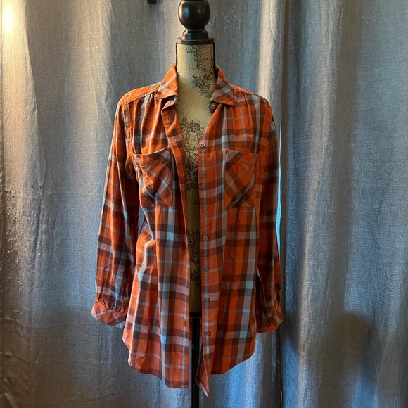 Prana flannel top - Picture 4 of 11